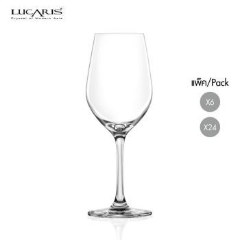 แก้วไวน์ขาว White wine glass TOKYO TEMPTATION RIESLING 260 ml จากลูคาริส Lucaris แก้วไวน์คริสตัล Crystal