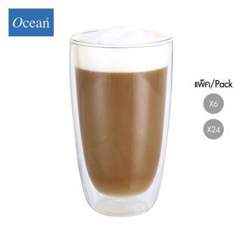 แก้วน้ำสองชั้น Double wall glass DOPPIO-HI BALL 430 ml จากโอเชียนกลาส Ocean glass แก้วน้ำสองชั้นราคาถูก