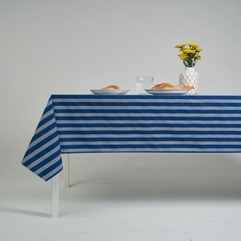 ผ้าปูโต๊ะ ผ้าคลุมโต๊ะ สี Sailor ขนาด 130 x 145 cm